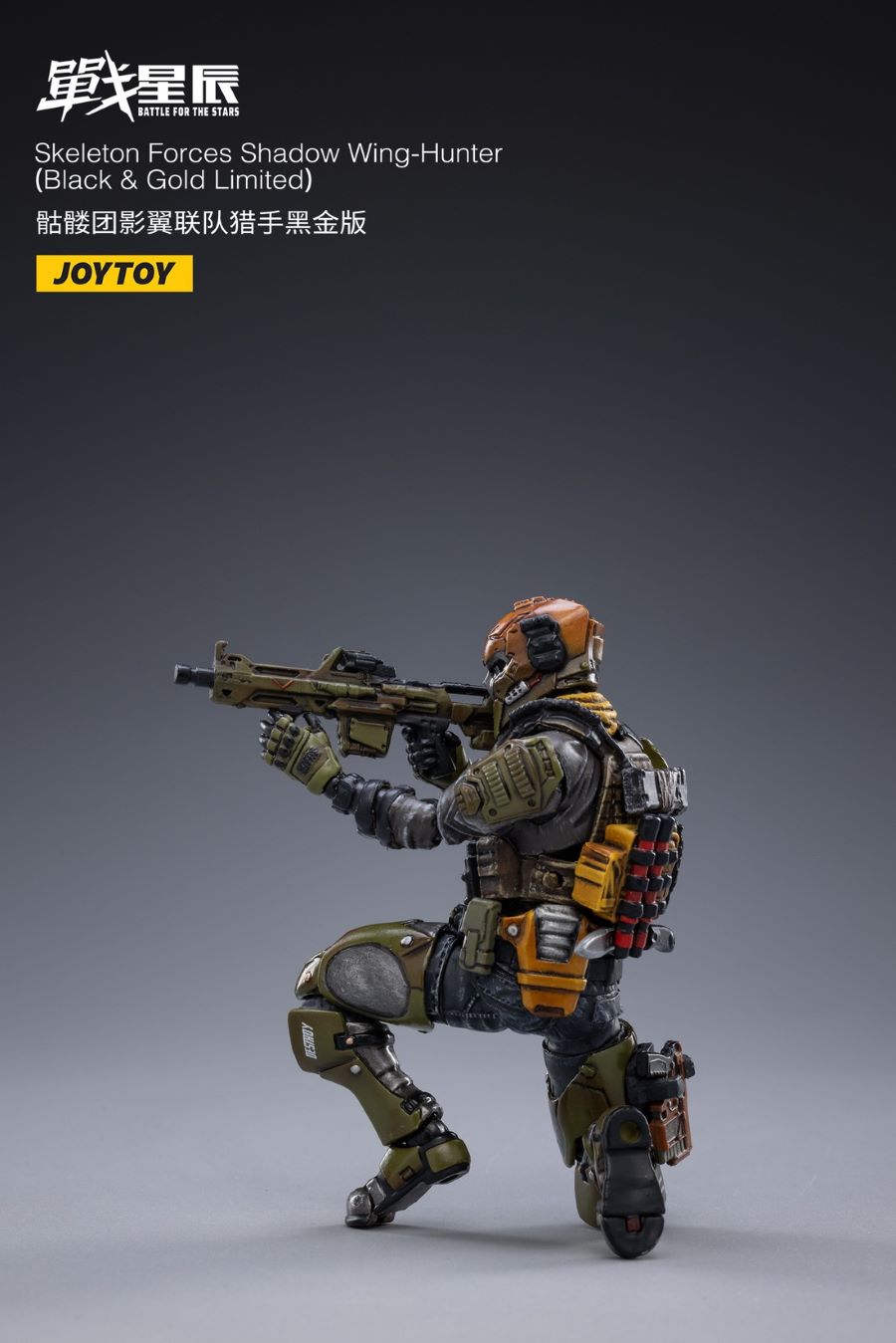 Skeleton Forces Shadow Wing - Hunter Black & Gold Edition 1/18