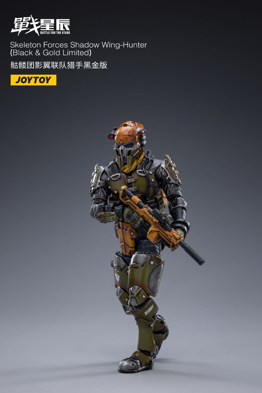 Skeleton Forces Shadow Wing - Hunter Black & Gold Edition 1/18