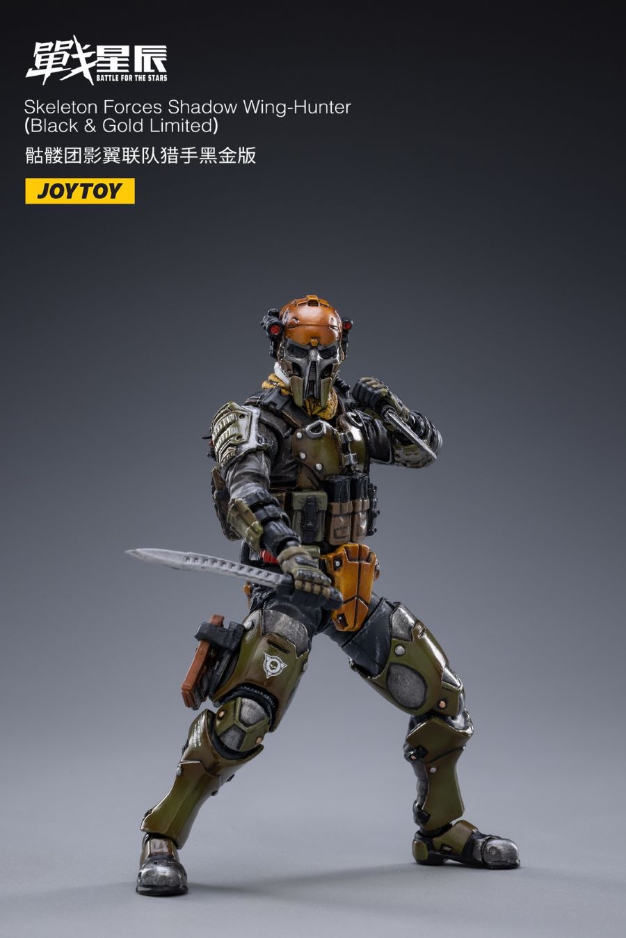 Skeleton Forces Shadow Wing - Hunter Black & Gold Edition 1/18
