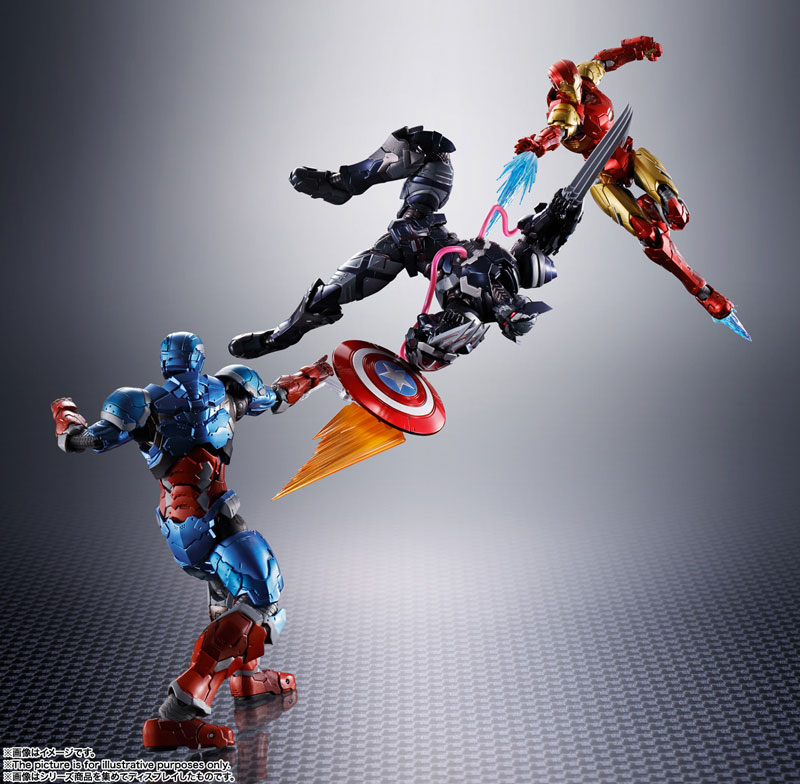 SHFiguarts Venom Symbiote Wolverine (Tech on Avengers)