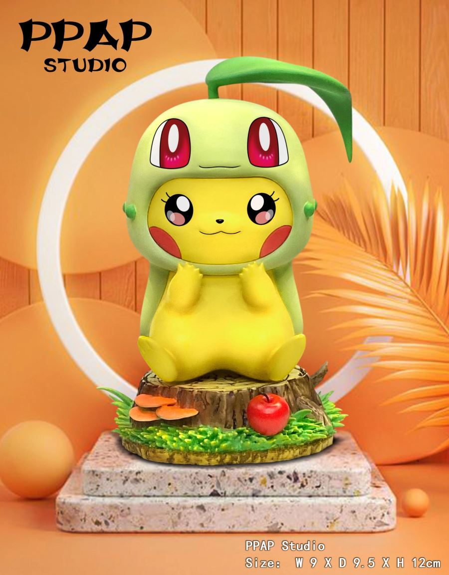 Chikorita & Cyndaquil Cosplay Pikachu - Pokemon