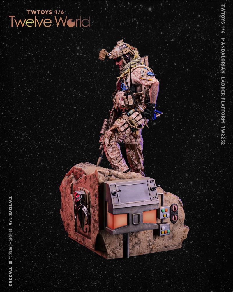 The Mandalorian ladder scene suitable for trendy military Star Wars 1/6