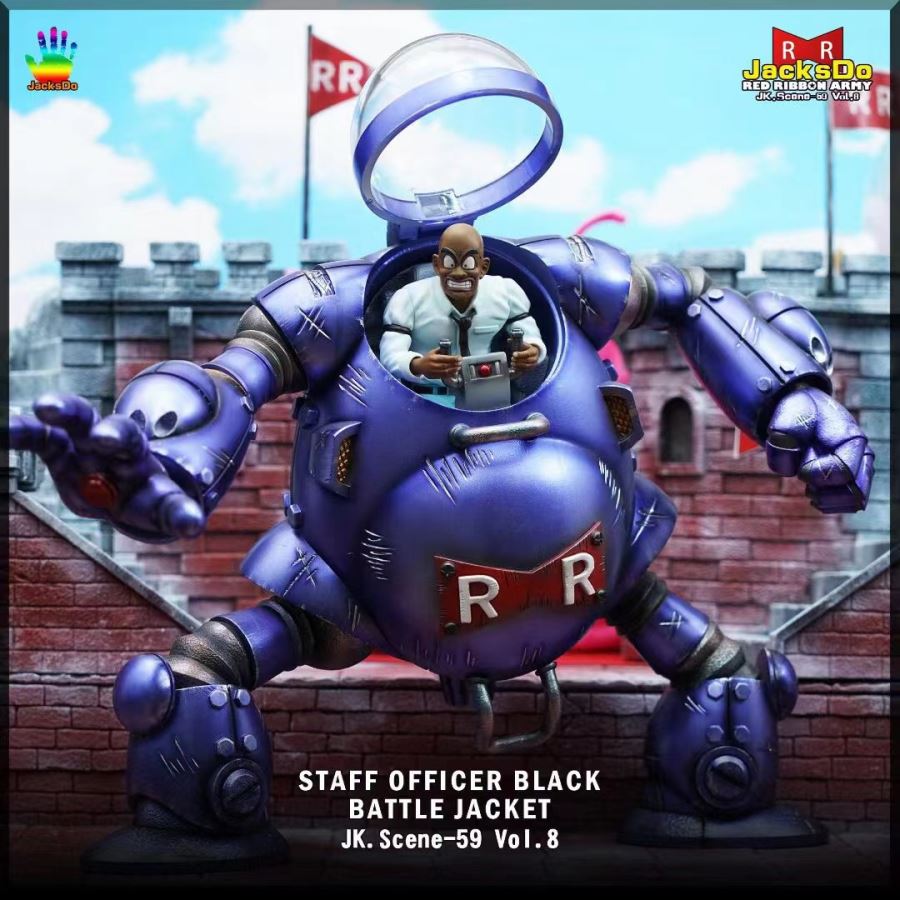 Staff Officer Black Battle Jacket - Dragon Ball