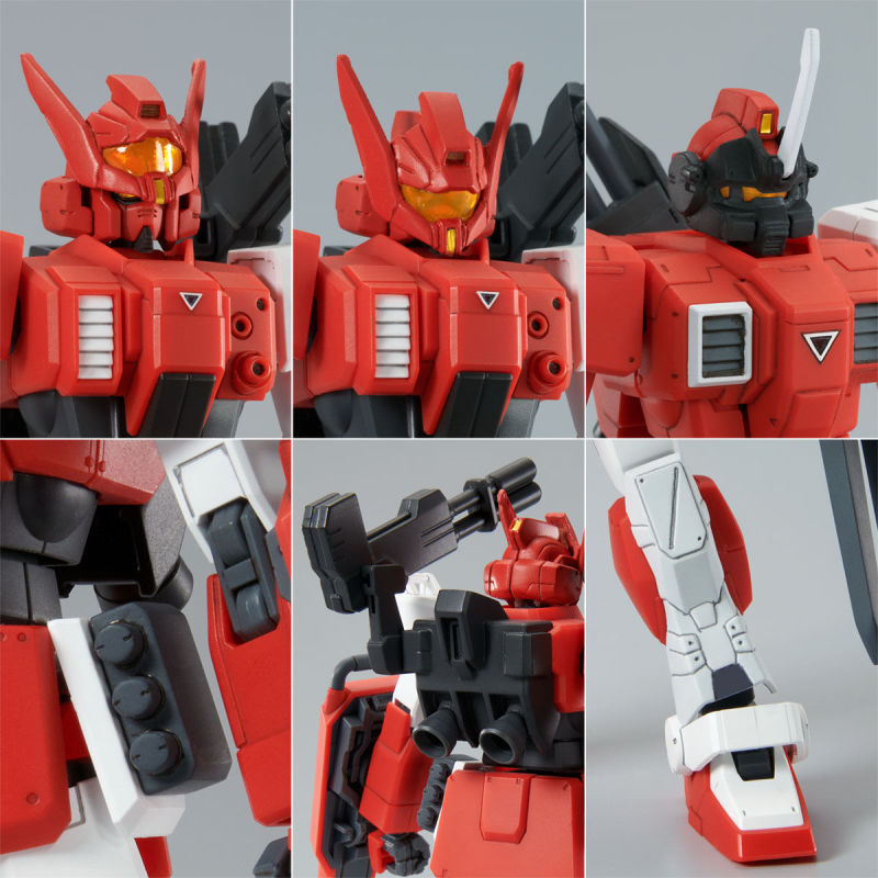 HG 1/144 Red Three Giant Team Set