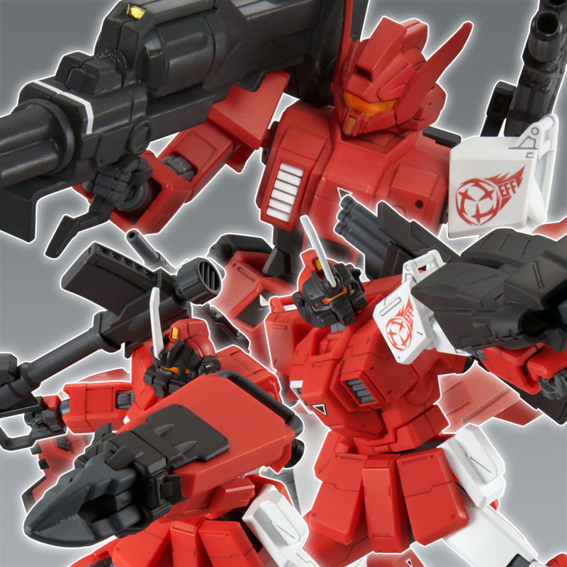 HG 1/144 Red Three Giant Team Set