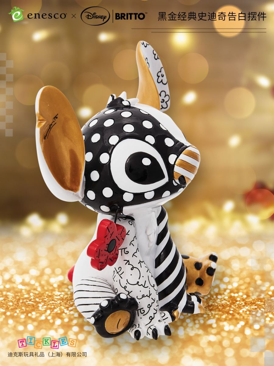 Enesco x Britto Black & Gold Stitch