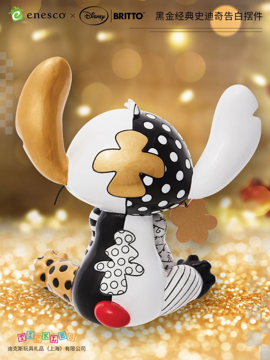 Enesco x Britto Black & Gold Stitch