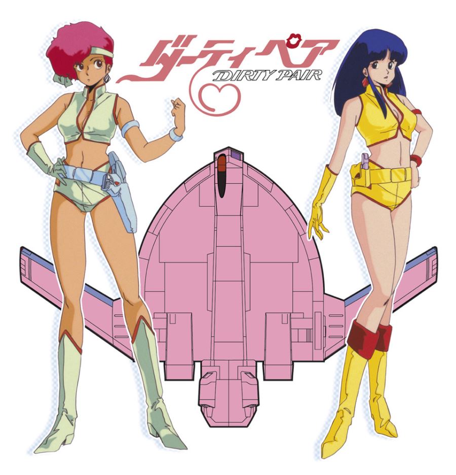 Dirty Pair Kay & Yuri w / Lovely Angel (1/300