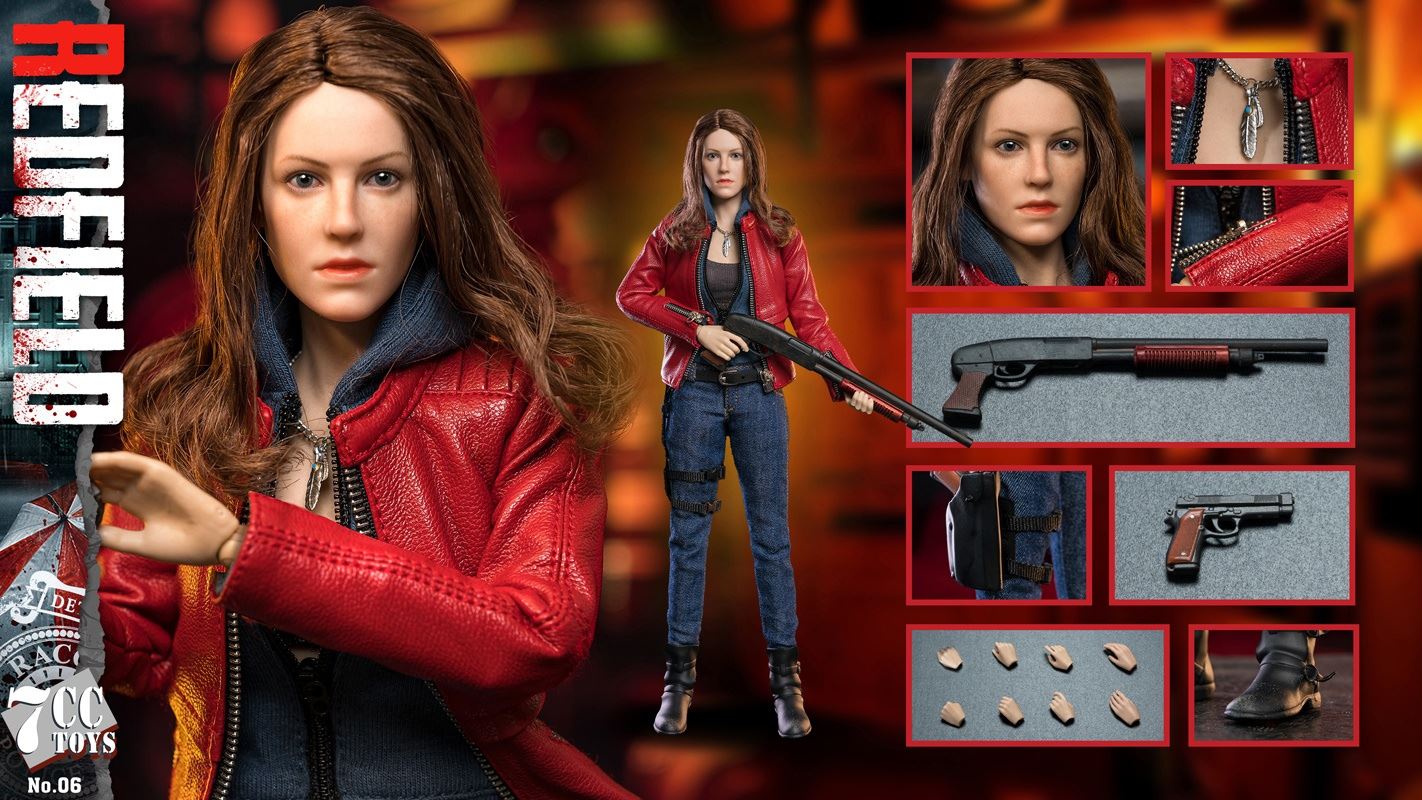 Zombie Huntress REDFIELD 1/6