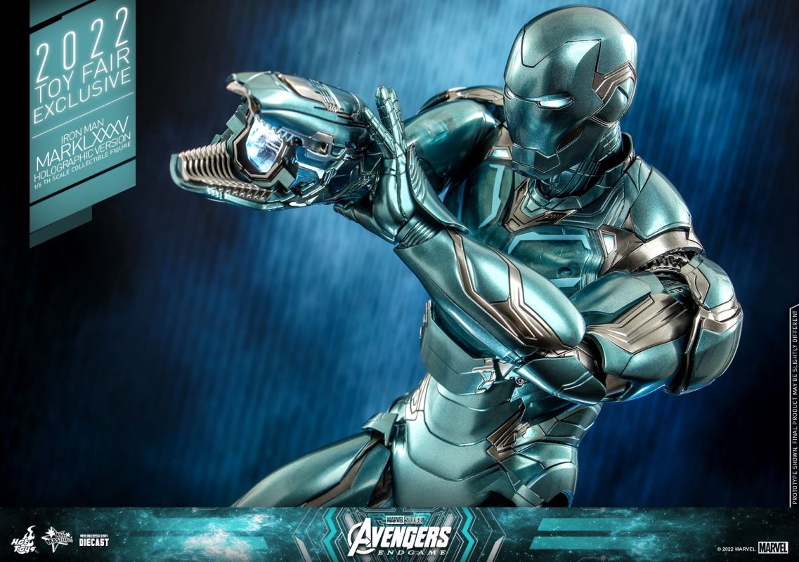 AVENGERS: ENDGAME IRON MAN MARK LXXXV (HOLOGRAPHIC VERSION) TOY FAIR EXCLUSIVE 1/6