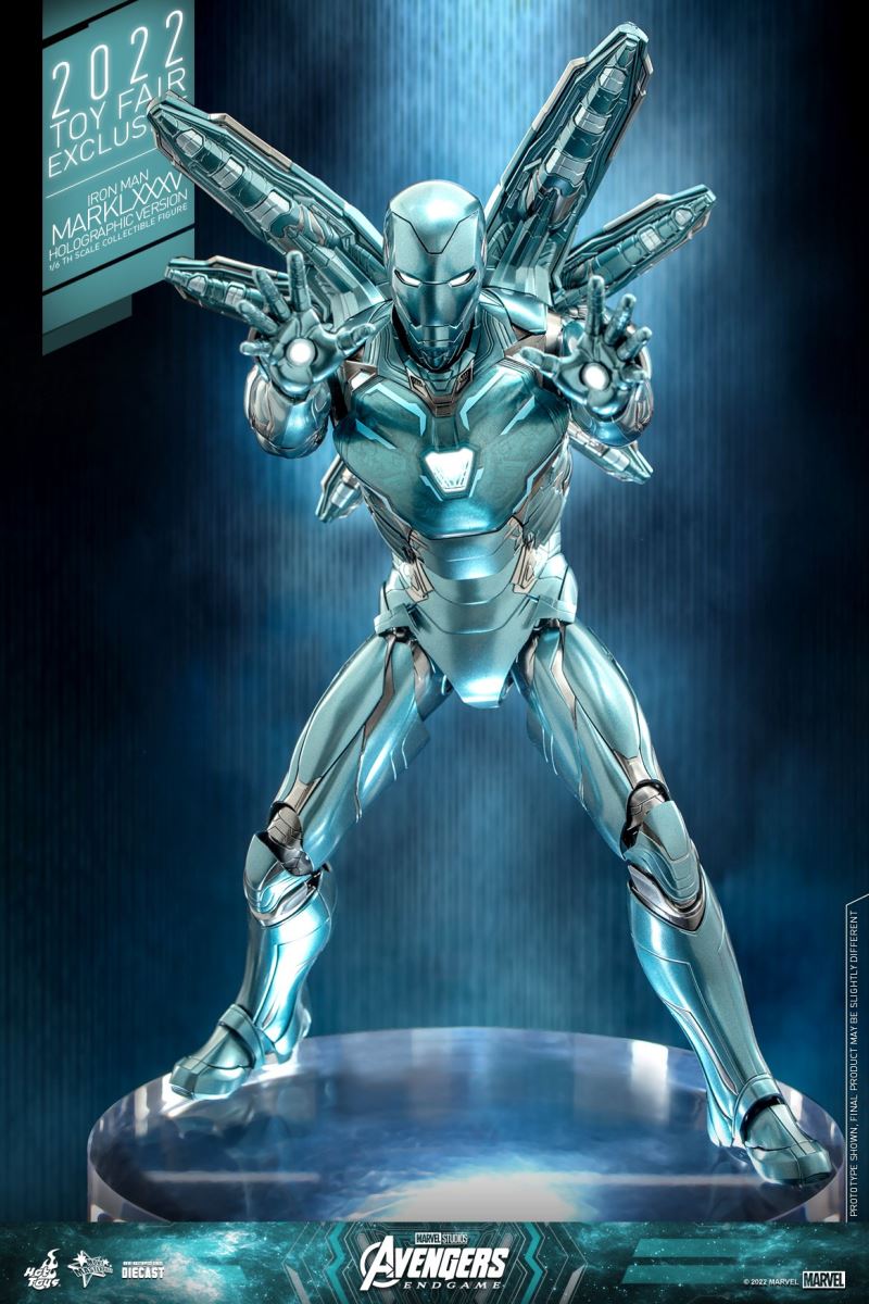 AVENGERS: ENDGAME IRON MAN MARK LXXXV (HOLOGRAPHIC VERSION) TOY FAIR EXCLUSIVE 1/6