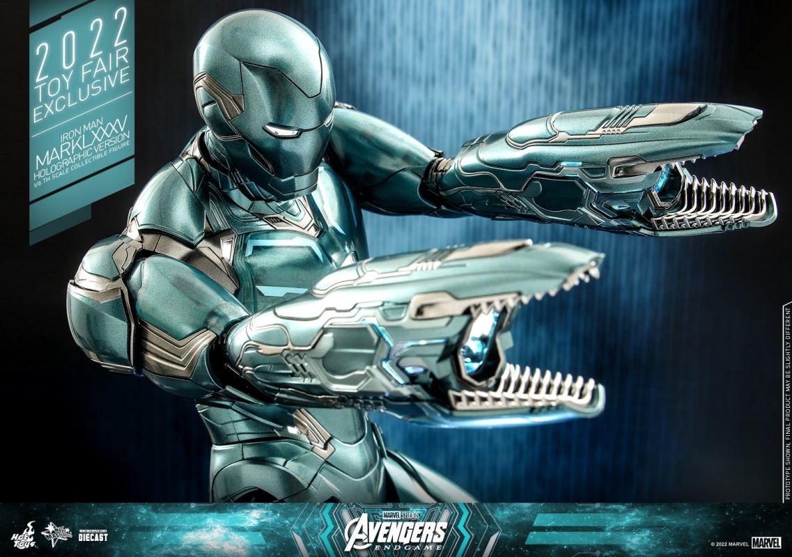 AVENGERS: ENDGAME IRON MAN MARK LXXXV (HOLOGRAPHIC VERSION) TOY FAIR EXCLUSIVE 1/6