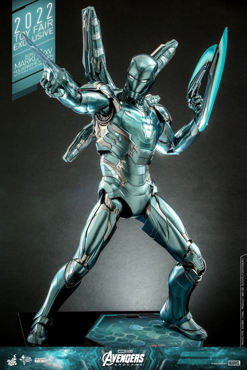 AVENGERS: ENDGAME IRON MAN MARK LXXXV (HOLOGRAPHIC VERSION) TOY FAIR EXCLUSIVE 1/6