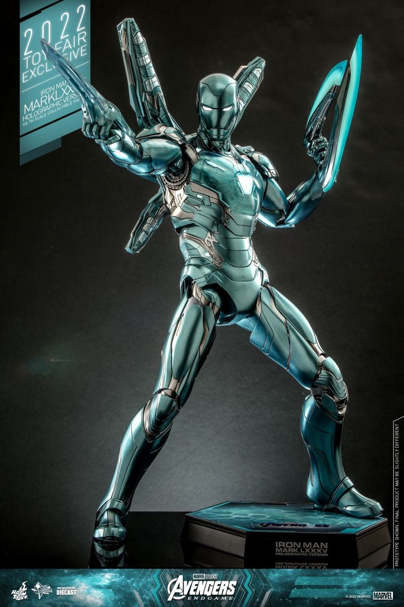 AVENGERS: ENDGAME IRON MAN MARK LXXXV (HOLOGRAPHIC VERSION) TOY FAIR EXCLUSIVE 1/6