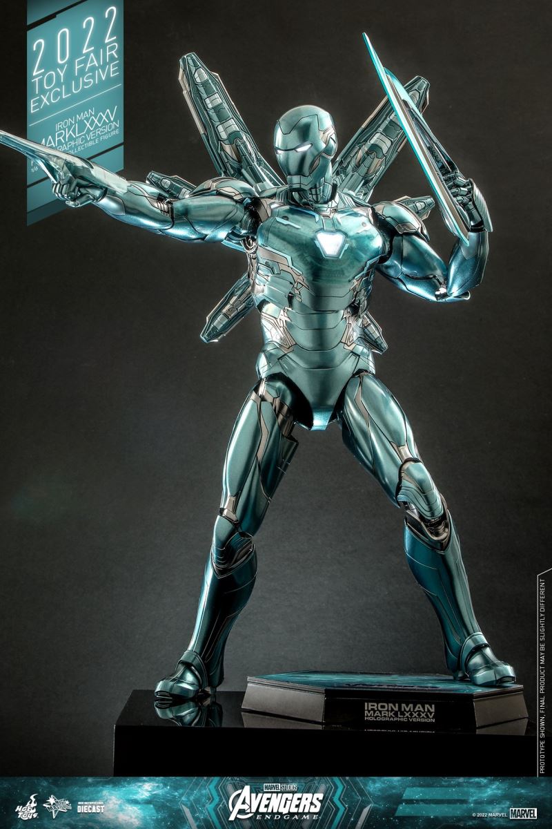 AVENGERS: ENDGAME IRON MAN MARK LXXXV (HOLOGRAPHIC VERSION) TOY FAIR EXCLUSIVE 1/6