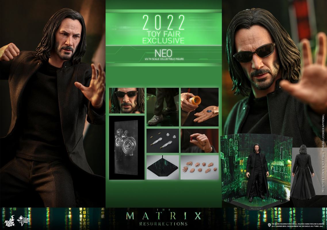 THE MATRIX RESURRECTIONS NEO TOY FAIR EXCLUSIVE 1/6
