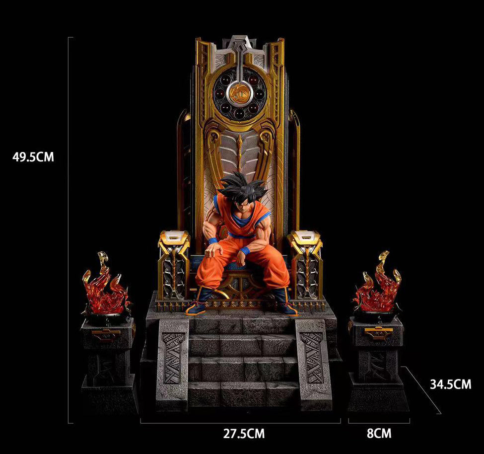 Goku on Throne - Dragon Ball