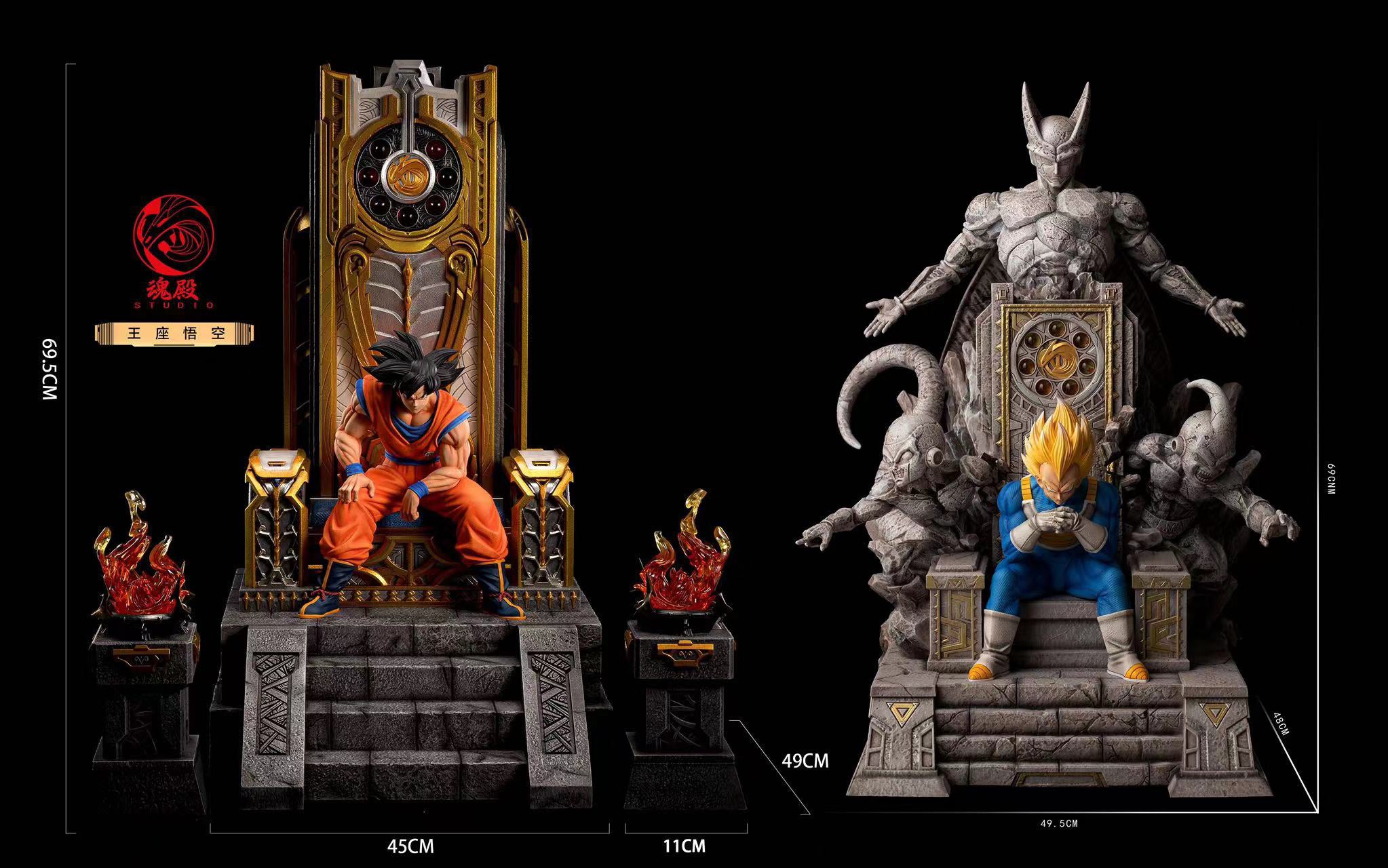Goku on Throne - Dragon Ball