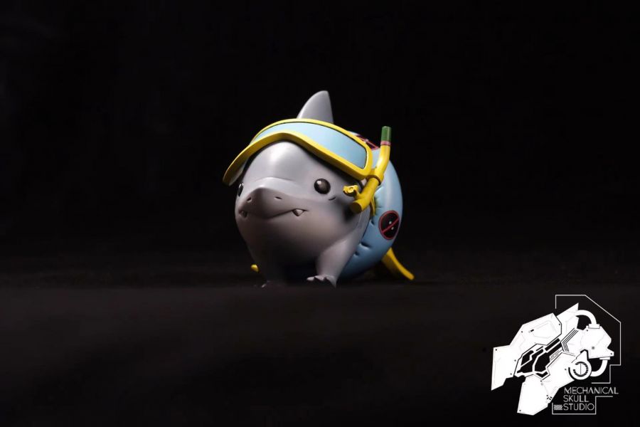 Jeff's First Swim Ring Shark