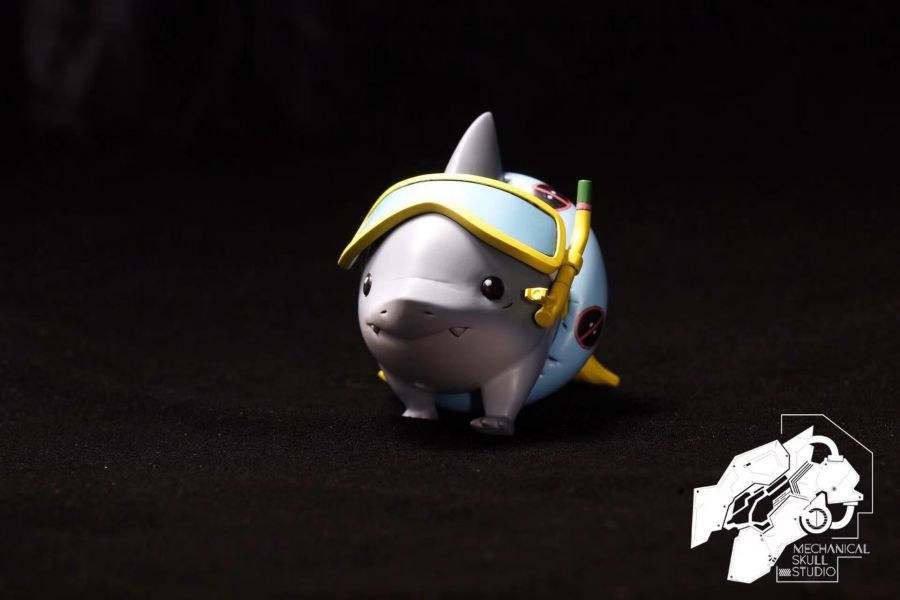 Jeff's First Swim Ring Shark