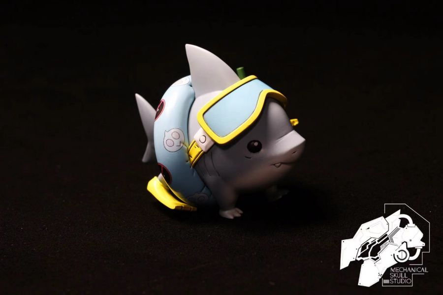 Jeff's First Swim Ring Shark