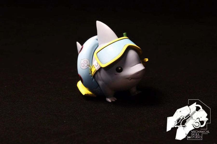 Jeff's First Swim Ring Shark