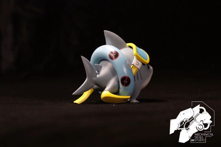 Jeff's First Swim Ring Shark