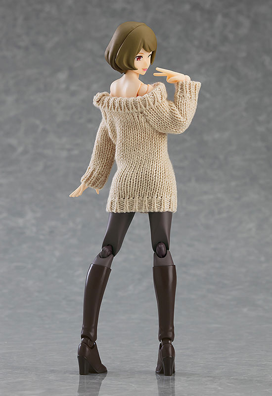 figma Styles figma Female body (Chiaki) with Off-the-Shoulder Sweater Dress