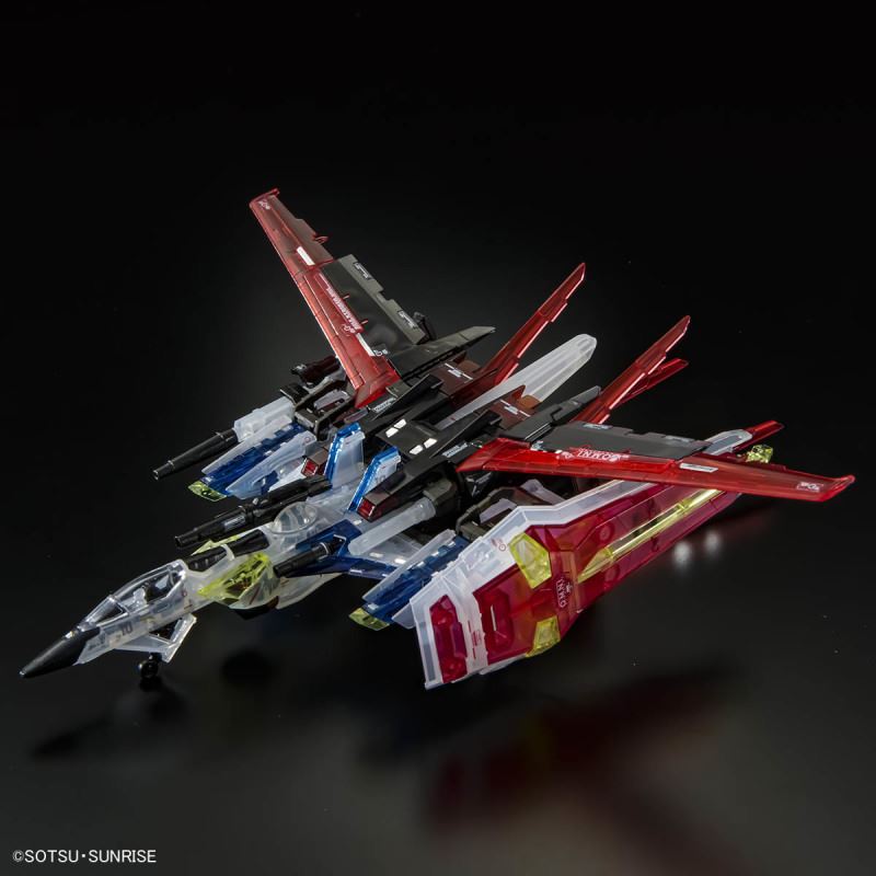 RG 1/144 Gundam Base Limited Yale Strike Gundam & Skygrasper Launcher / Sword Pack Set [Clear Color]