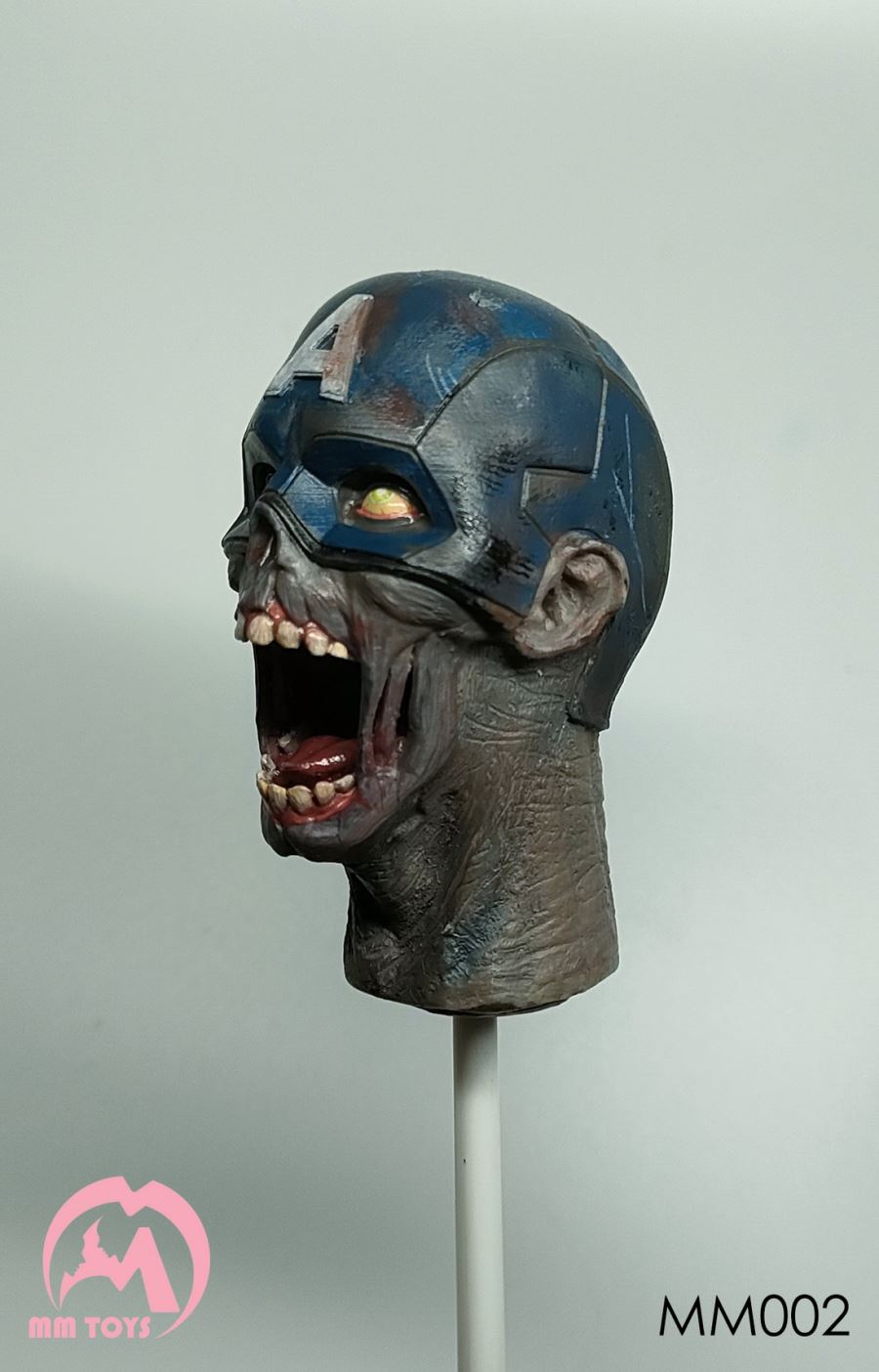 zombie version captain head 1/6