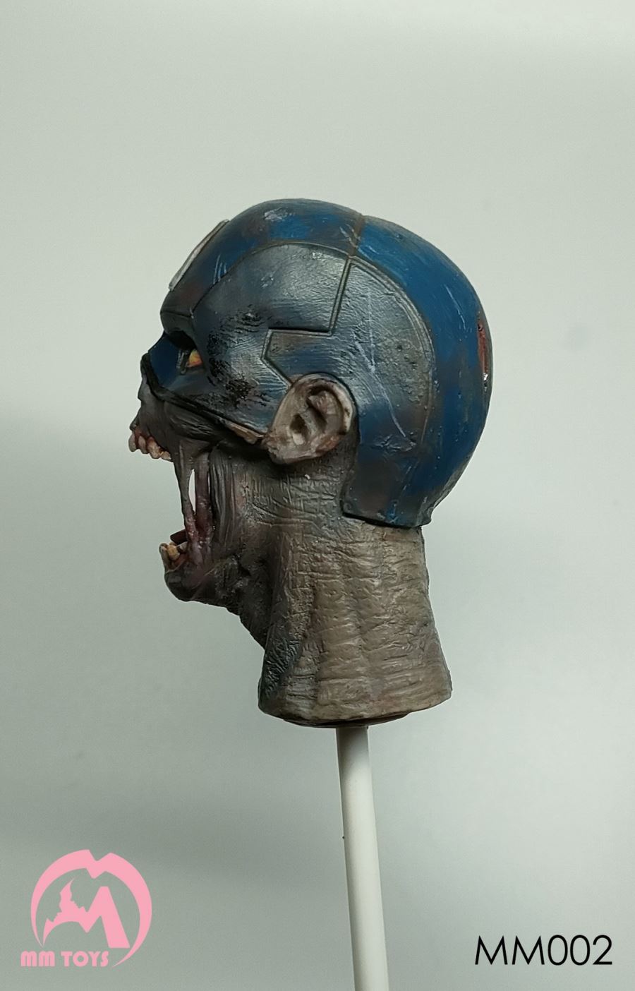 zombie version captain head 1/6