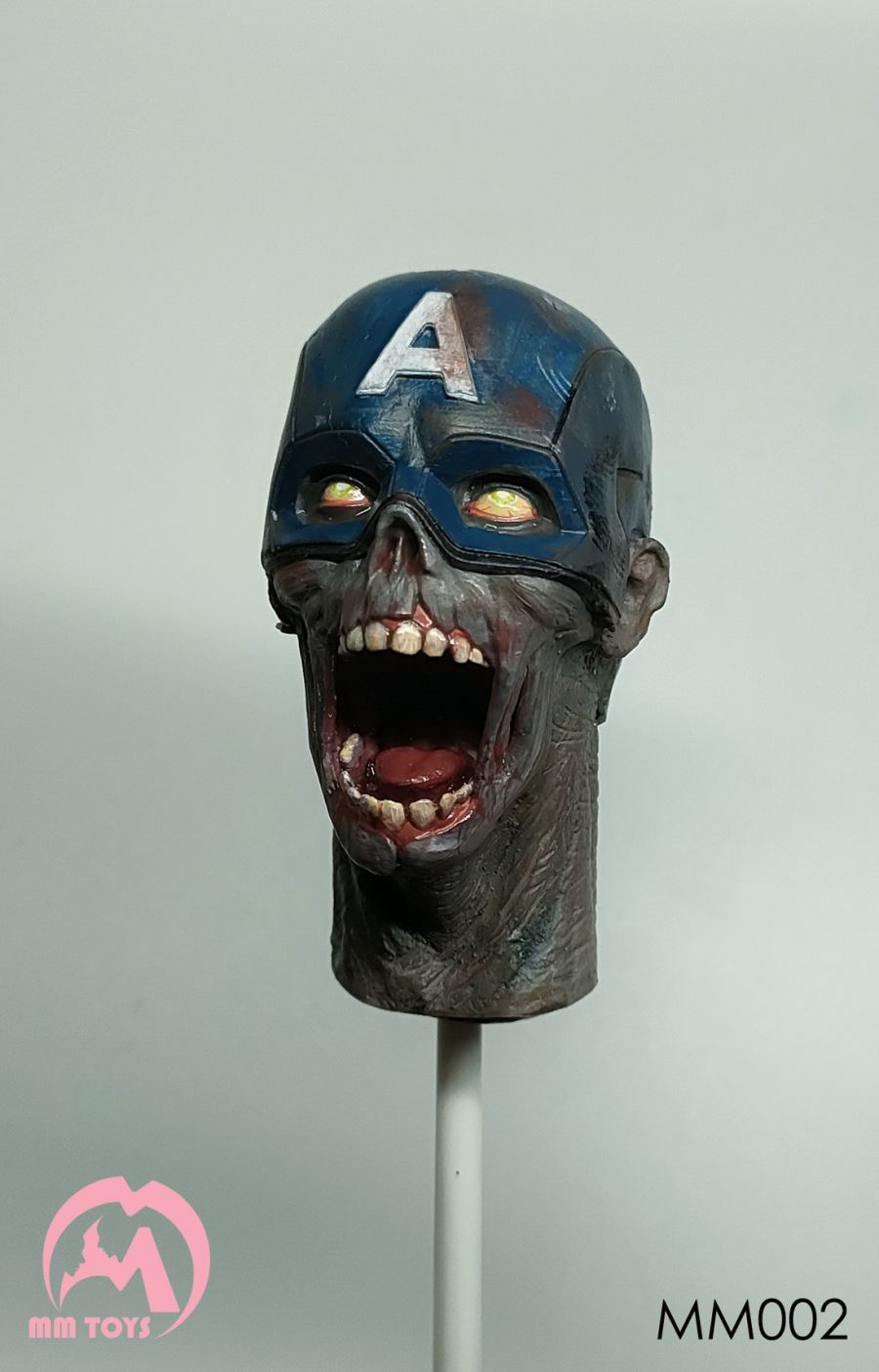 zombie version captain head 1/6