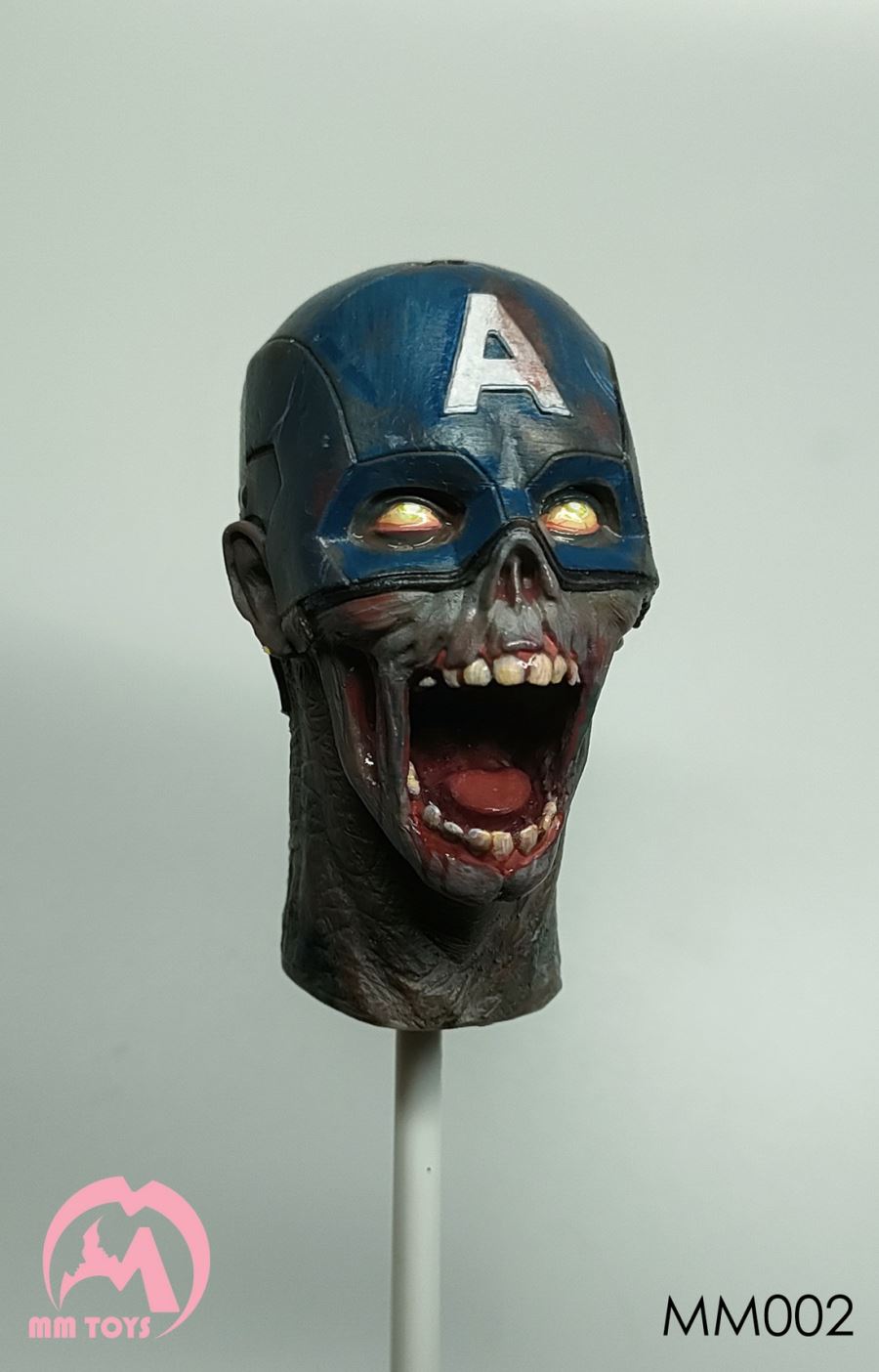 zombie version captain head 1/6