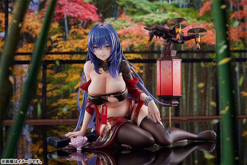 Girls' Frontline DP-12 Echeveria Lantern -Crimson- 1/6