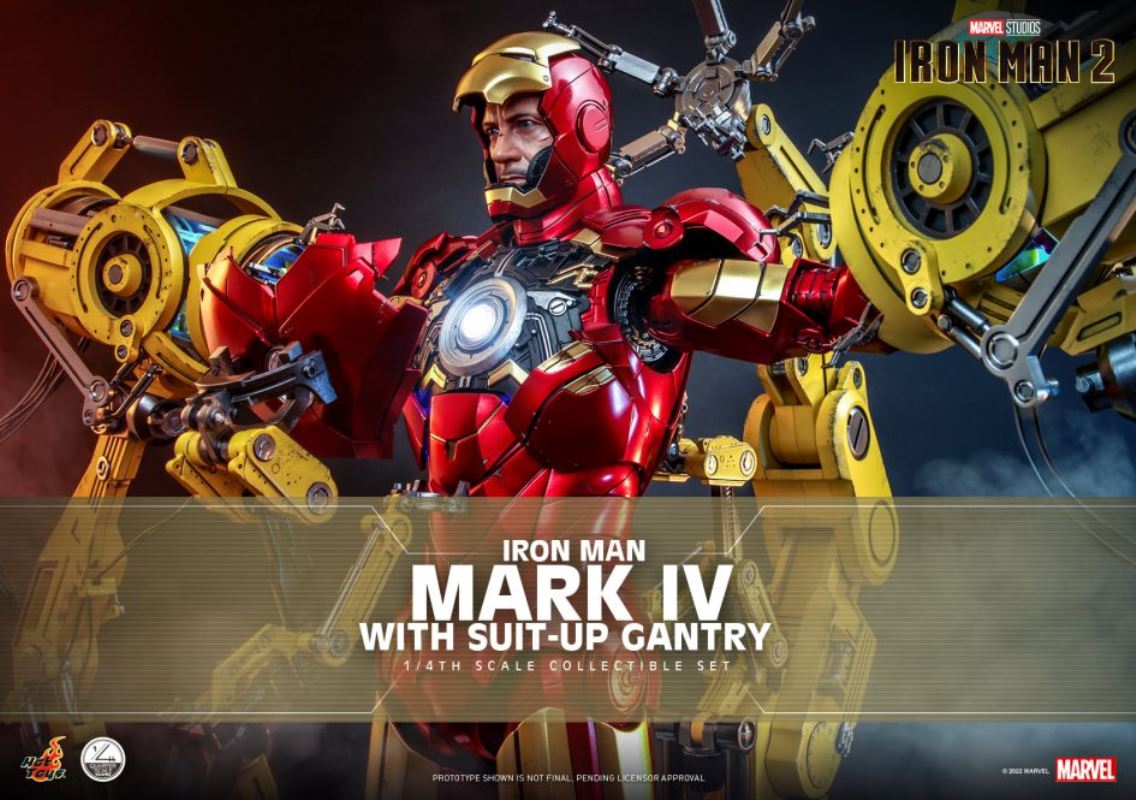 Iron Man Mark IV with Suit-Up Gantry Collectible Set