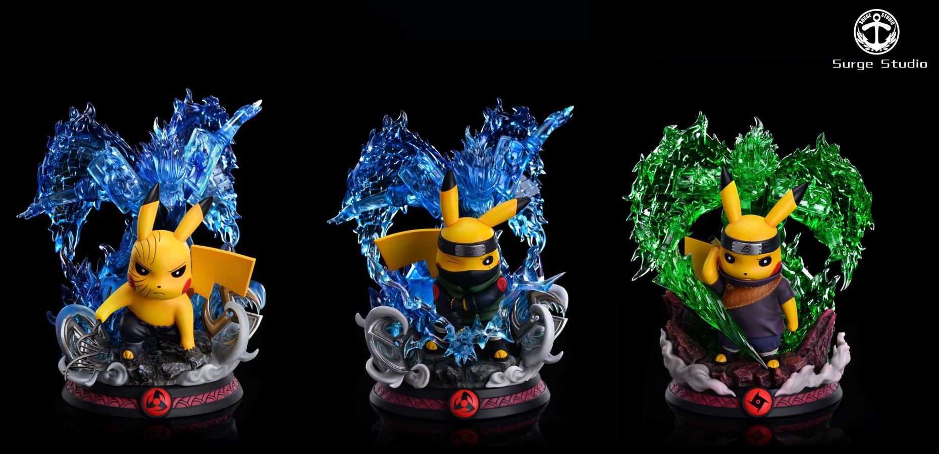 Obito / Kakashi / Shisui x Pikachu – Naruto