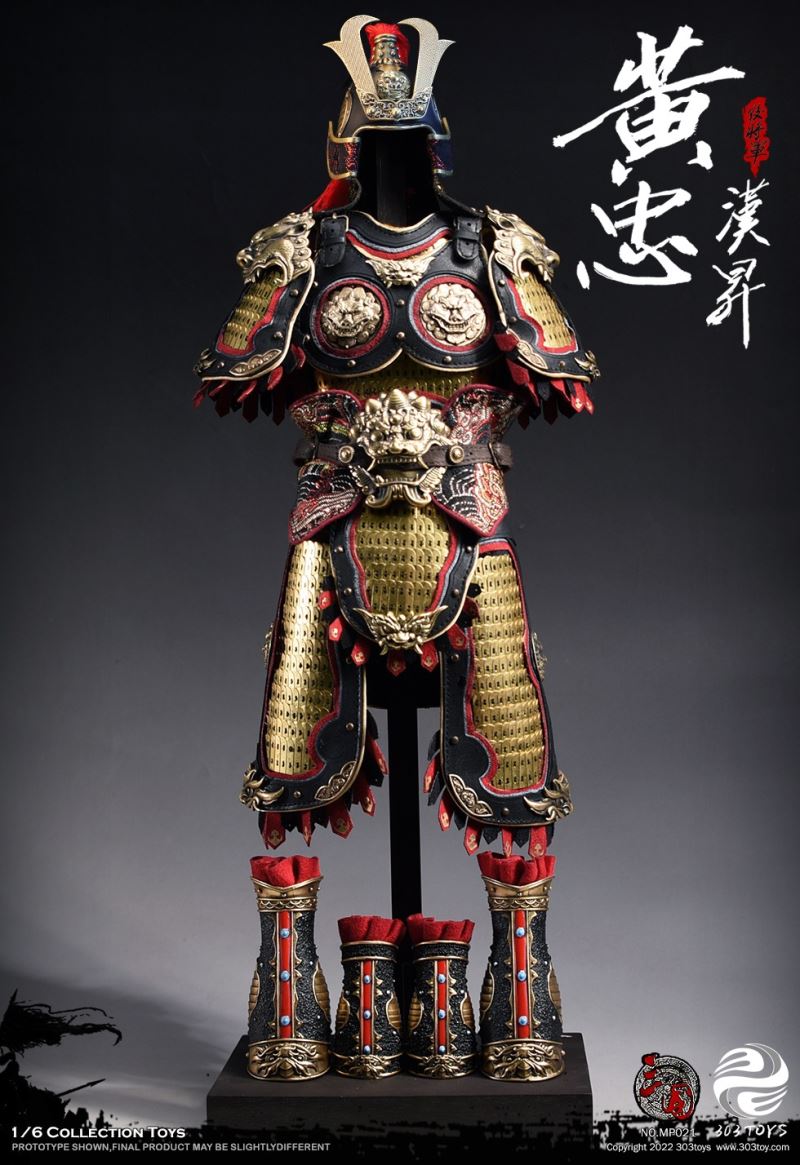 THREE KINGDOMS SERIES - HUANG ZHONG HANSHENG GENERAL OF THE REAR (STANDARD COPPER VERSION) MP021 1/6