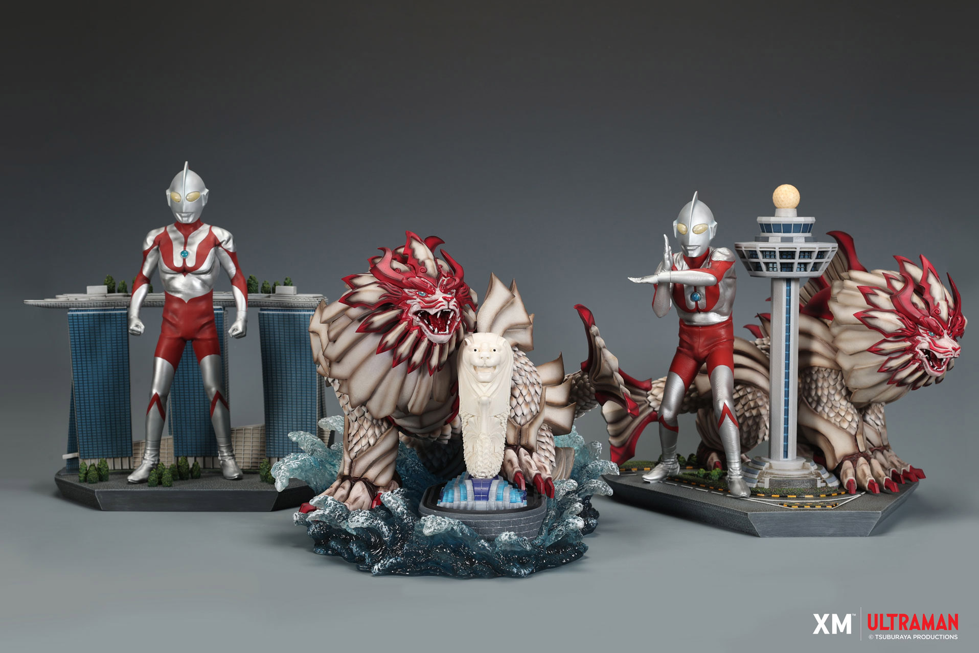 SJ55 Series: Ultraman and Merliger (Changi Airport)