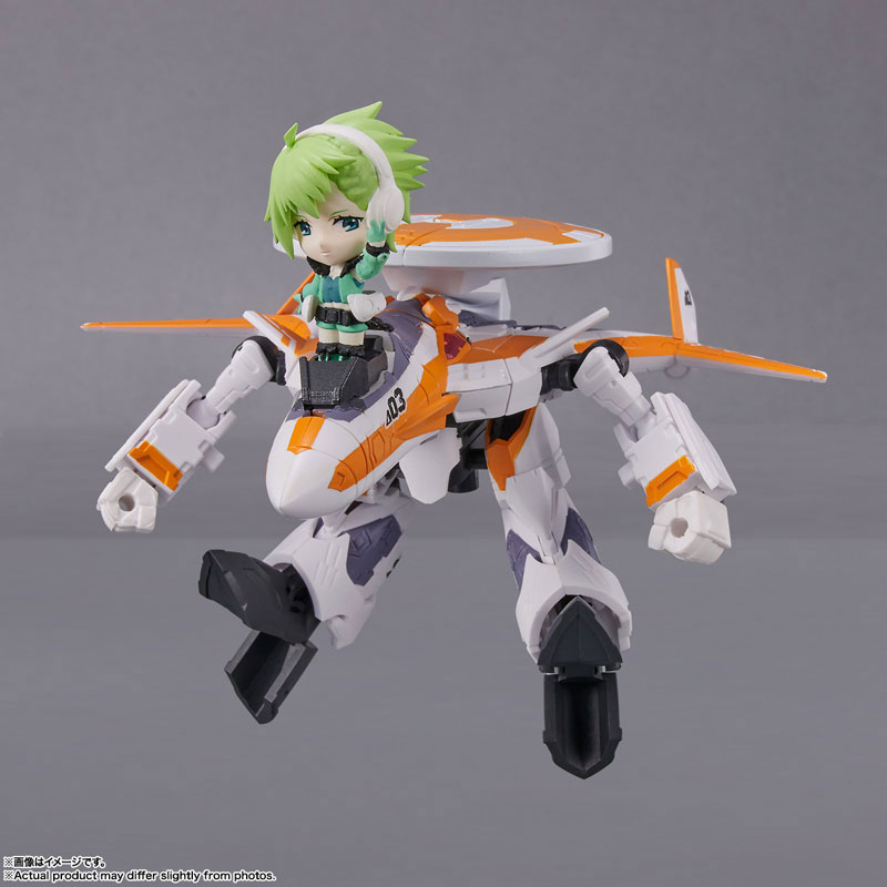 TINY SESSION VF-31E Siegfried (Chuck Mustang Custom) with Reina Prowler Macross Delta