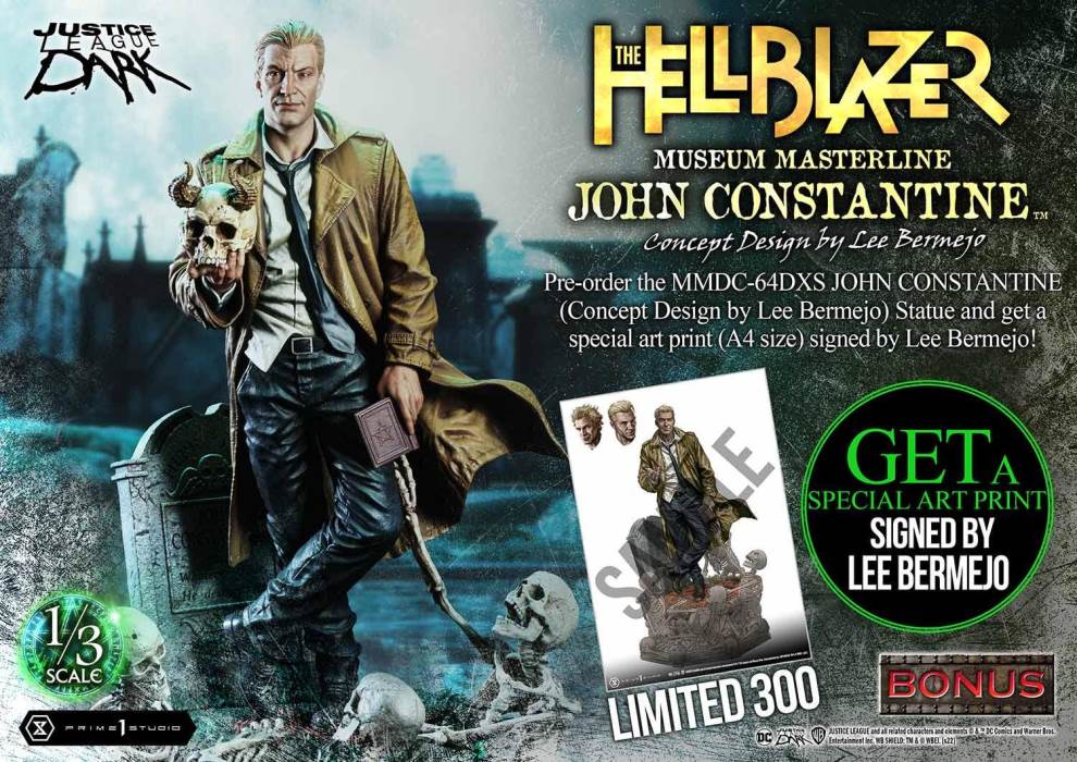 Hell Blazer (Comics) JOHN CONSTANTINE (Concept Design by Lee Bermejo) DX 1/3