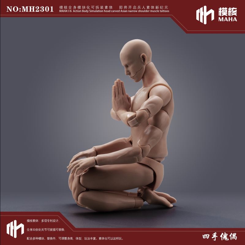 Modular male body and one-piece arm accessory package 1/6