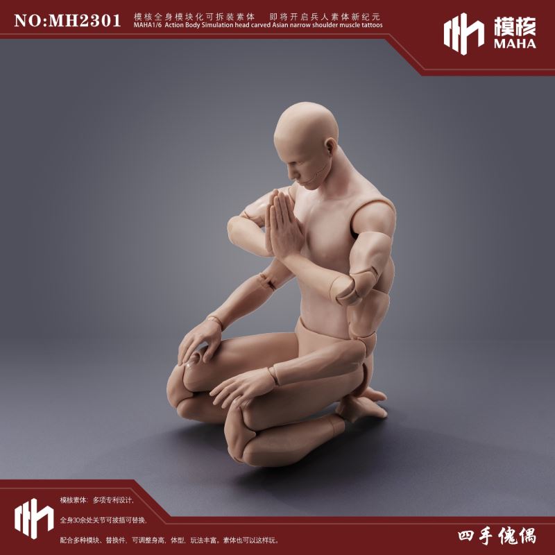 Modular male body and one-piece arm accessory package 1/6
