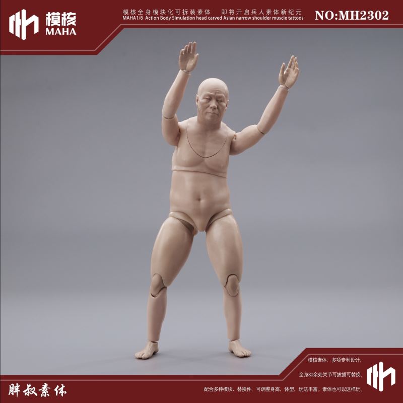 Modular male body and one-piece arm accessory package 1/6
