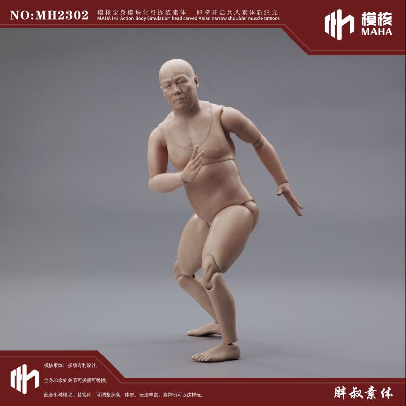 Modular male body and one-piece arm accessory package 1/6