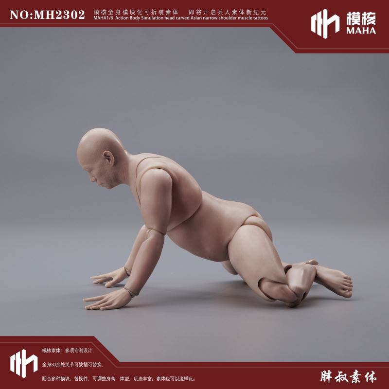 Modular male body and one-piece arm accessory package 1/6