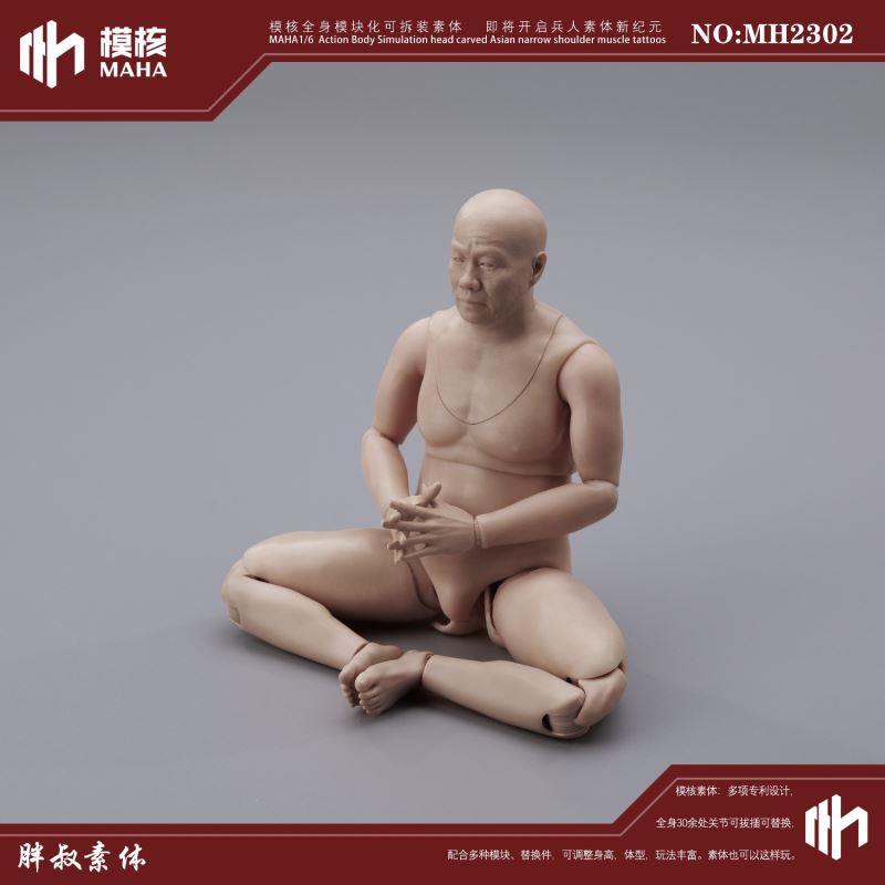 Modular male body and one-piece arm accessory package 1/6