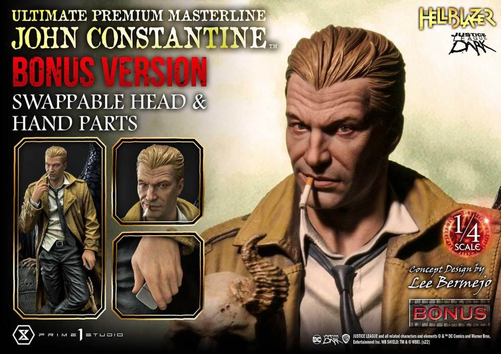 Hell Blazer (Comics) JOHN CONSTANTINE (Concept Design by Lee Bermejo) DX 1/4