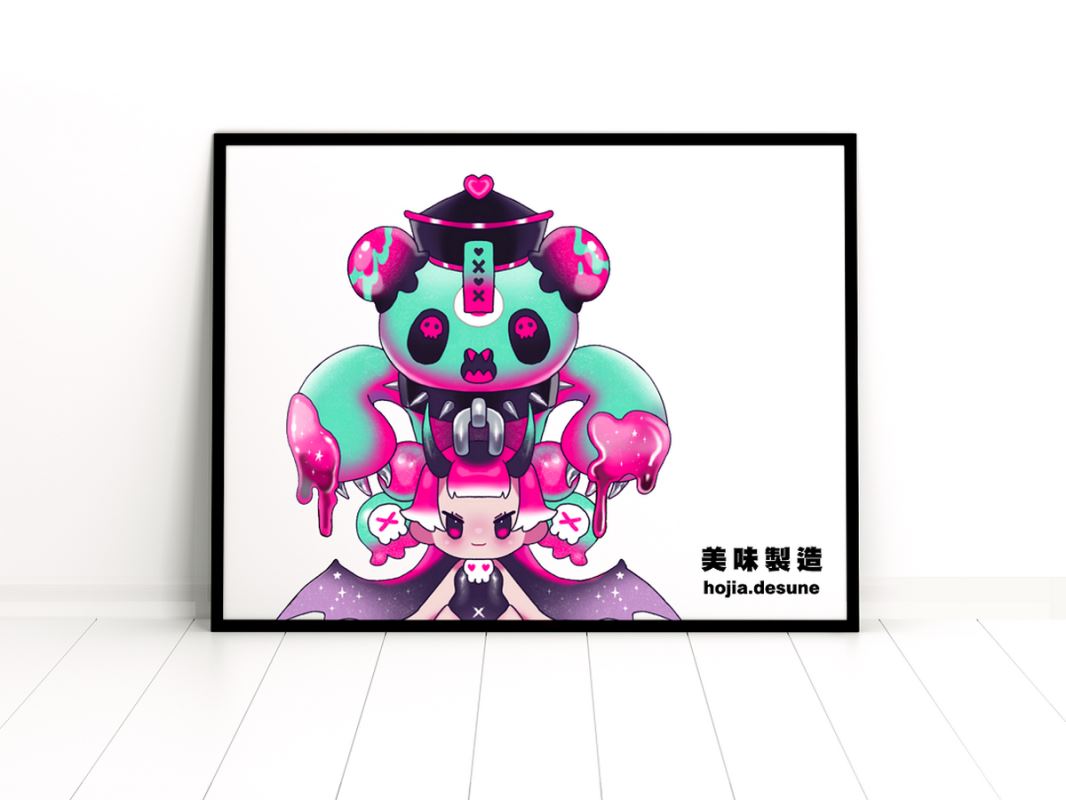 Cherry Zombie Zombie Panda