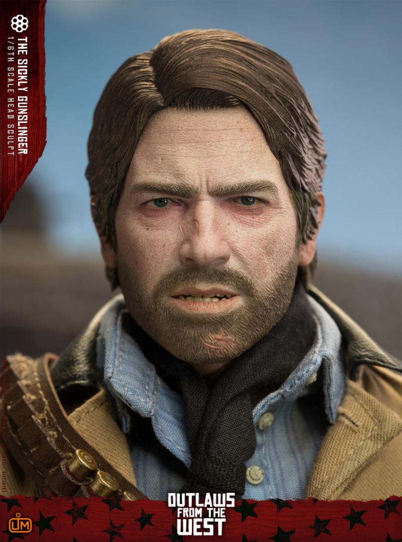 Cowboy Head Sculpt with Hat (LGH002) 1/6