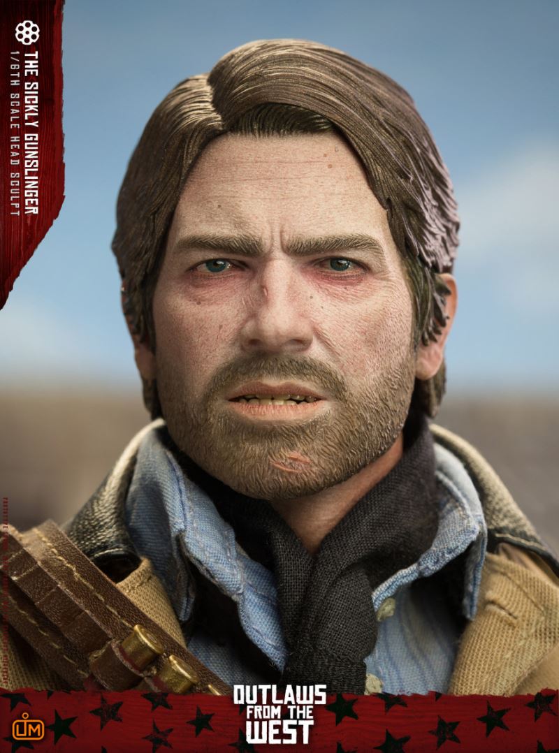 Cowboy Head Sculpt with Hat (LGH002) 1/6